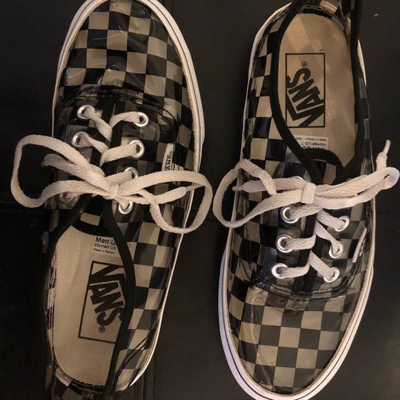 vans see through shoes